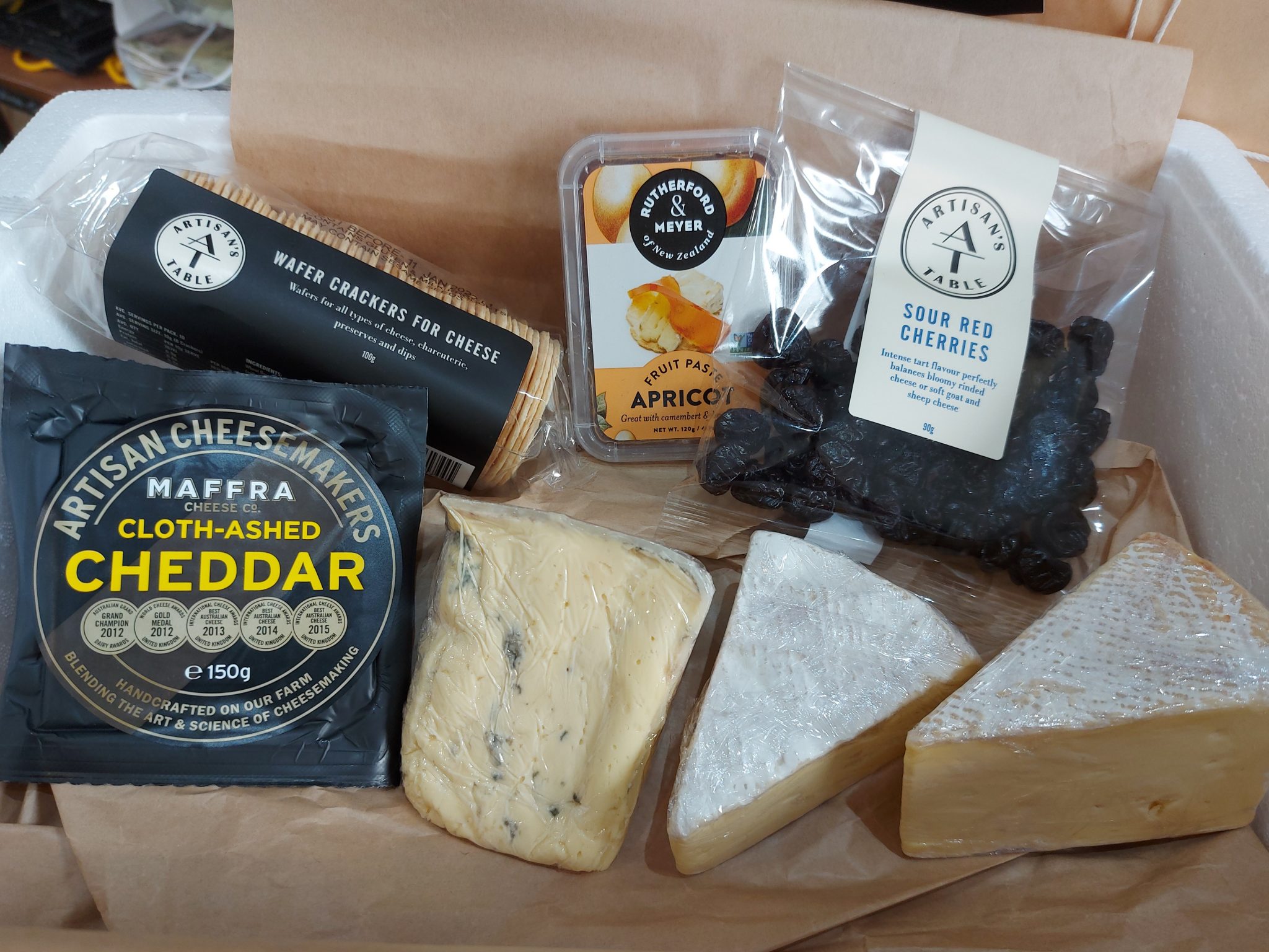 Cheeses from Gippsland Hamper Gippsland Cheese