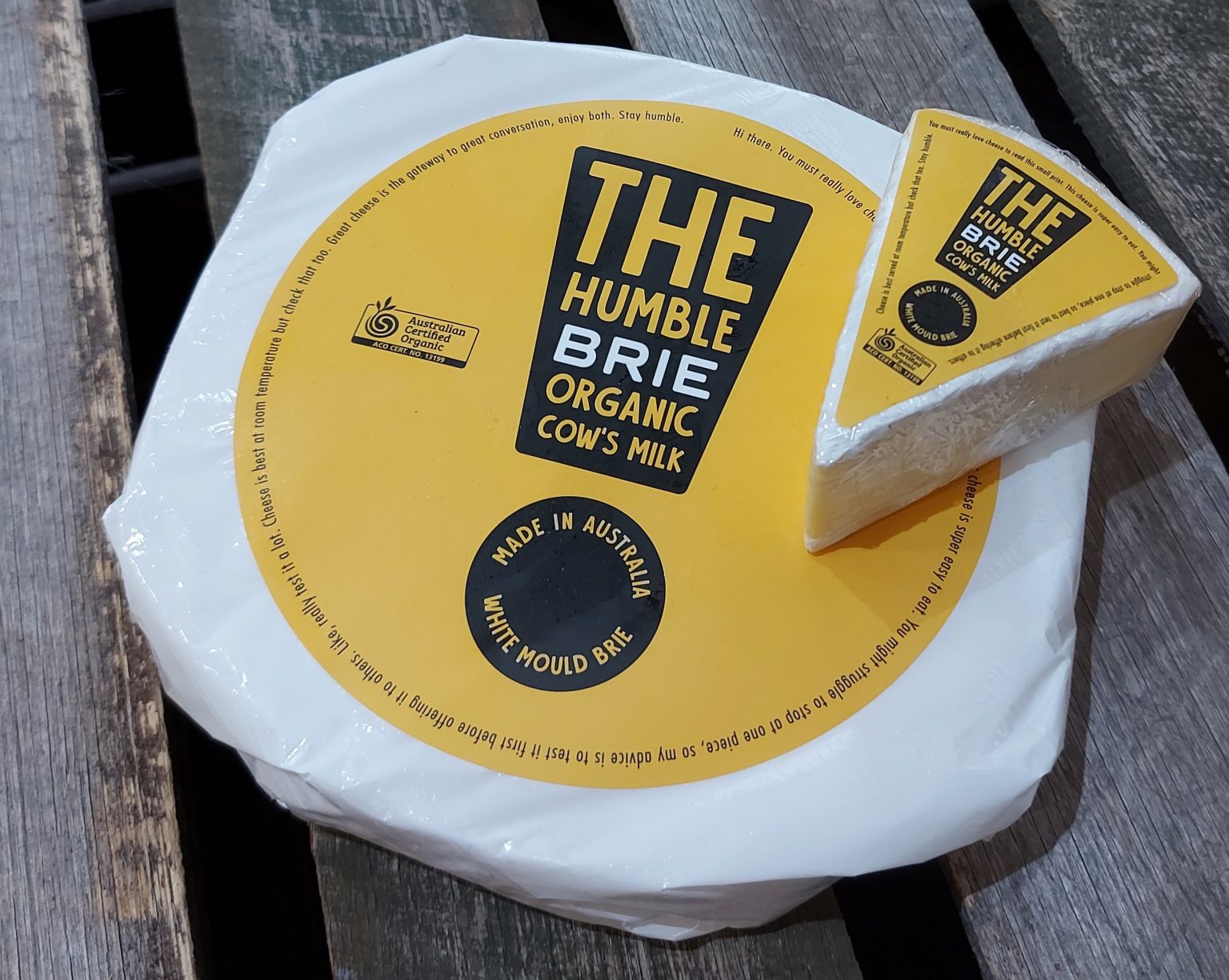Humble Organic Brie Gippsland Cheese