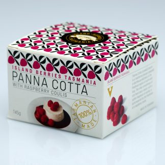 Panna Cotta with Raspberry Coulis 145g